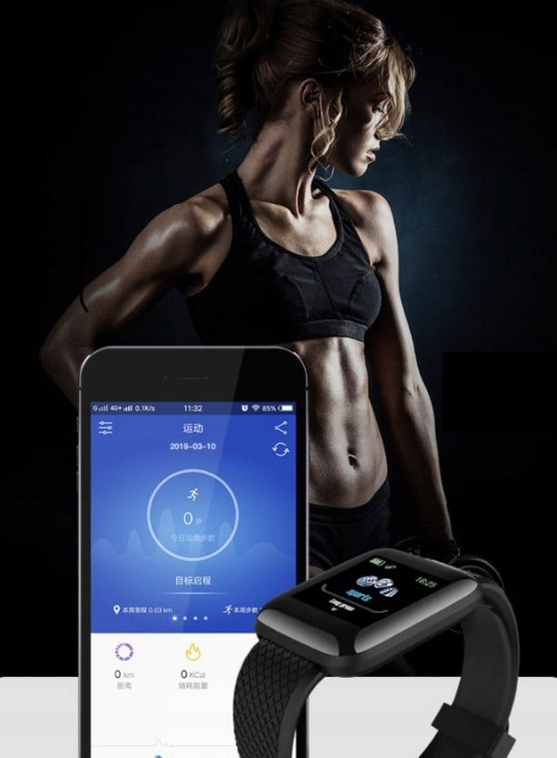 Viedpulkstenis Smart-Watch pedometrs, pulsa mērītājs