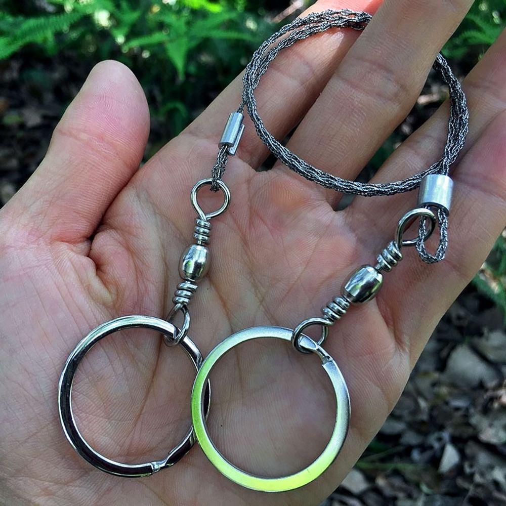 Rokas stīgas zāģis, kempingam, izdzīvošanai