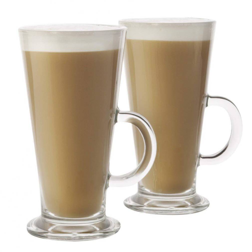 Latte kafijas krūžu 6 gabalu komplekts