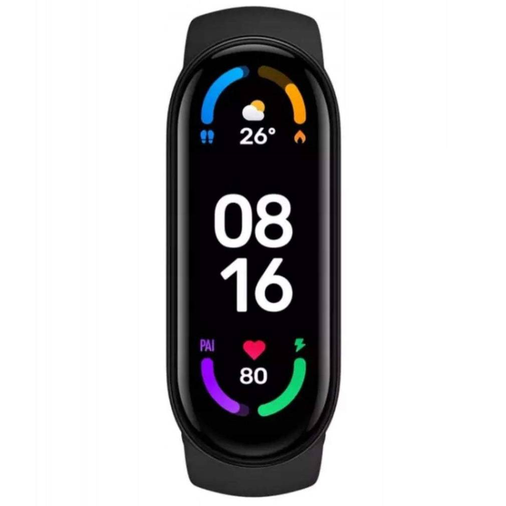 Ūdensizturīga viedā aproce smartband- odometrs, miega, pulsa mērītājs M6