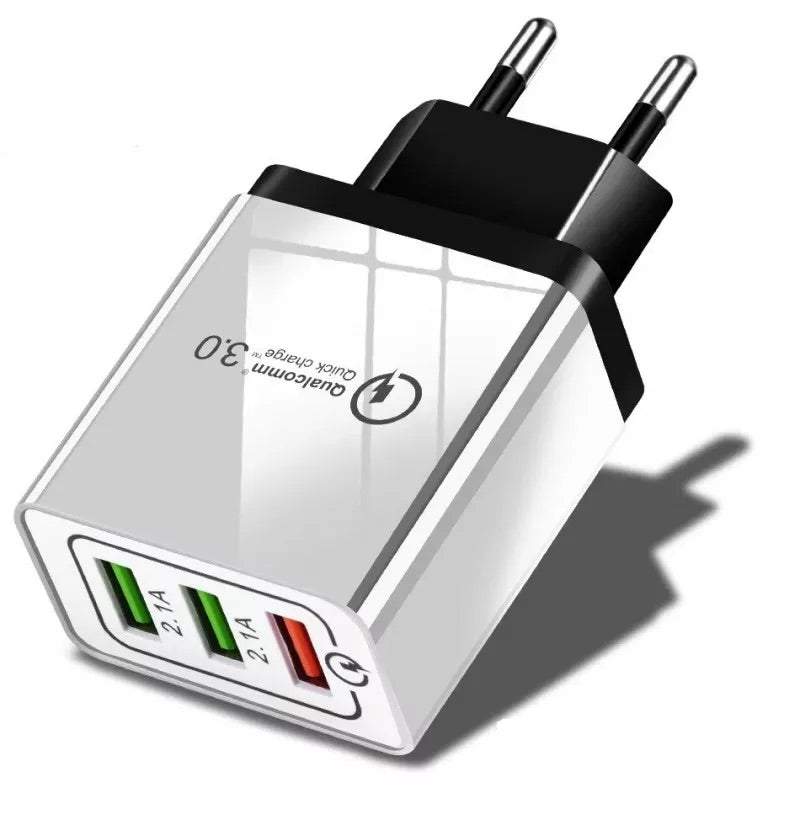 Lādētājs - adapteris 3x USB porti