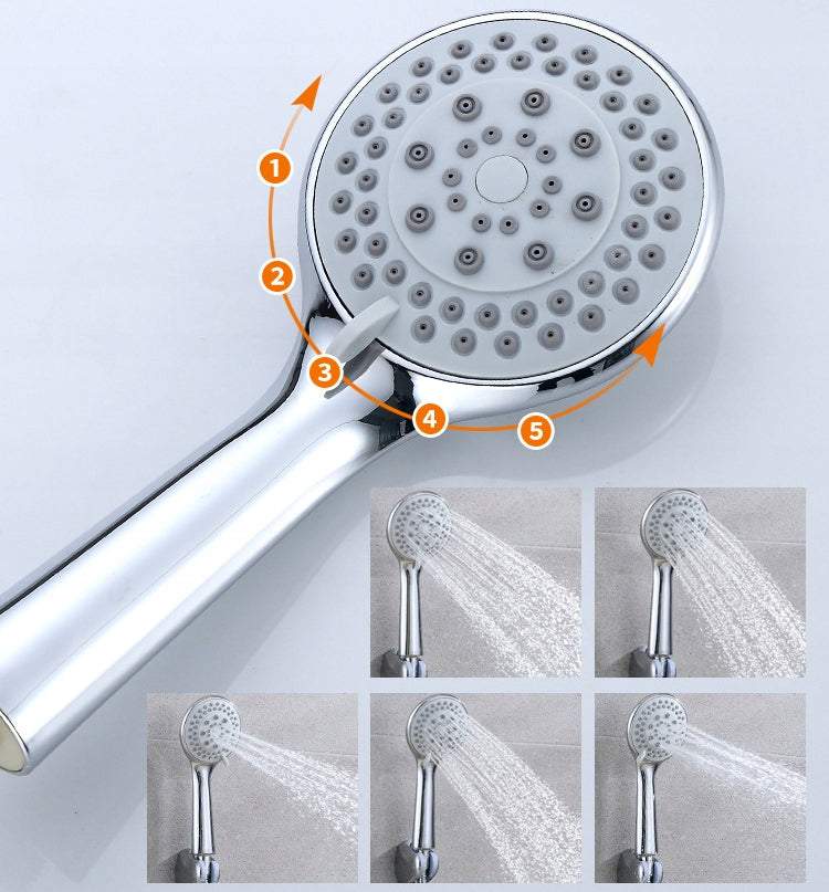 Dušas klausules galva ar 5 masāžas režīmiem