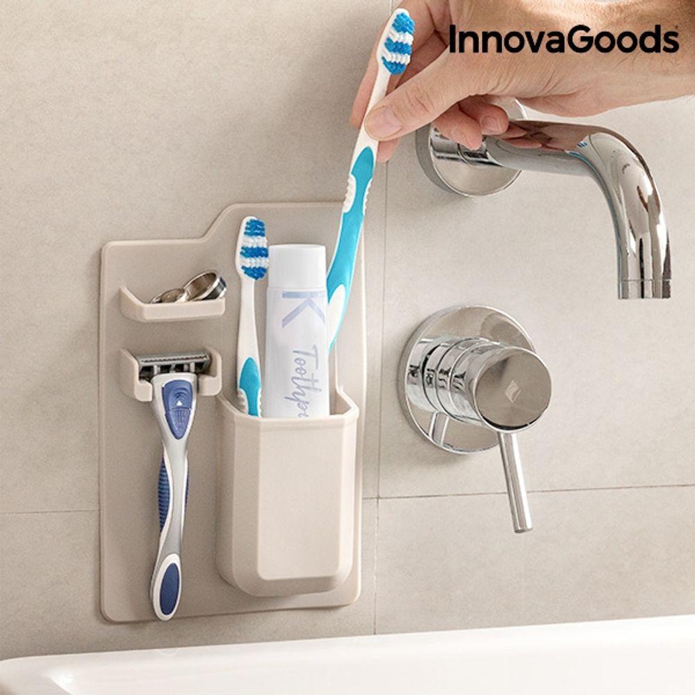 Silikona plaukts organizators vannas istabai.