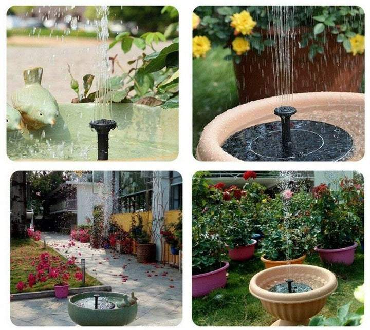 Peldošā strūklaka ar saules paneli