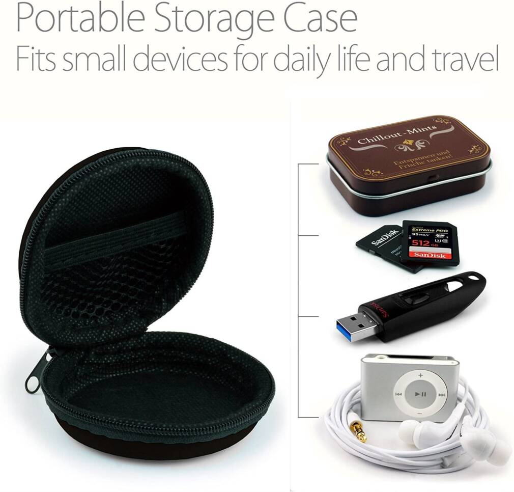 Apaļš austiņu maciņš