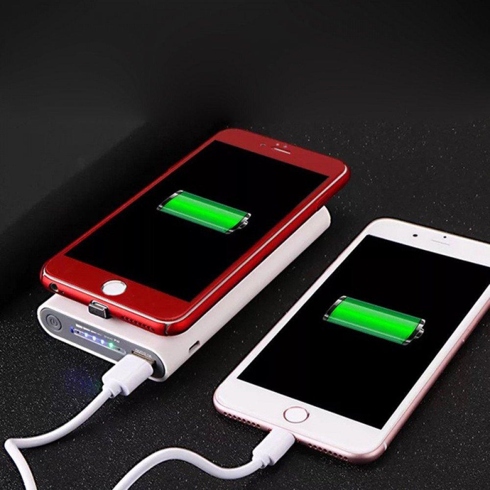 Bezvadu/indukcijas portatīvais lādētājs powerbank 60000mAh