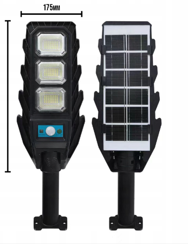 SAULES LAMPA AR TĀLVADĪBAS PULTI LED IELAS LAMPA AR KUSTĪBAS SENSORU