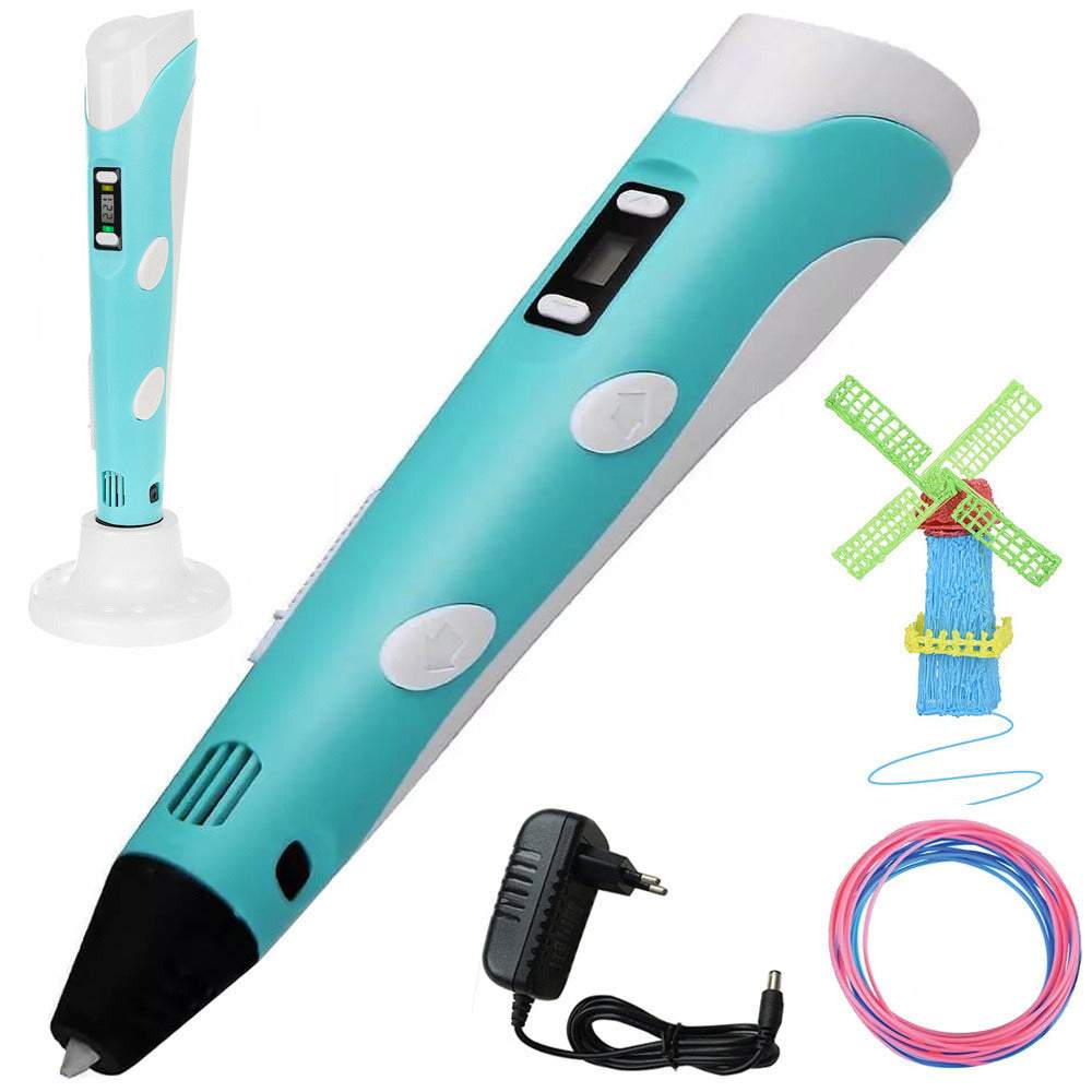 3D pildspalva + 9m zīmēšanas materiāls