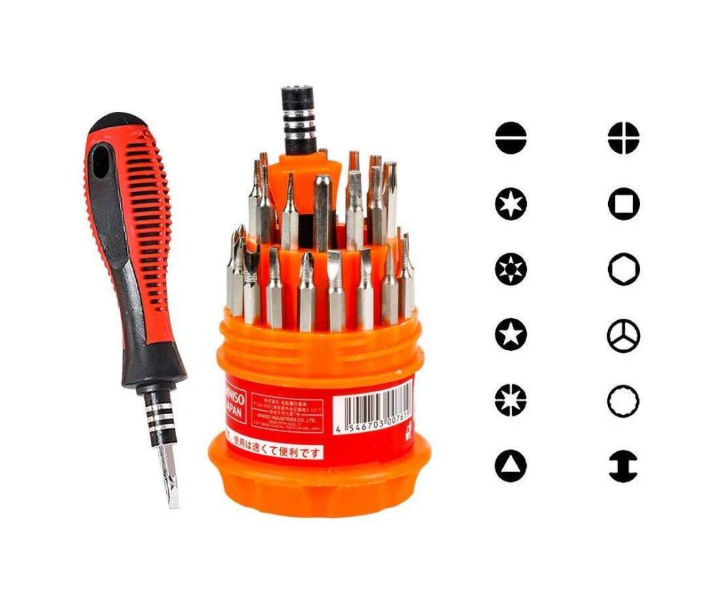 Skrūvgriezis ar 30 uzgaļiem