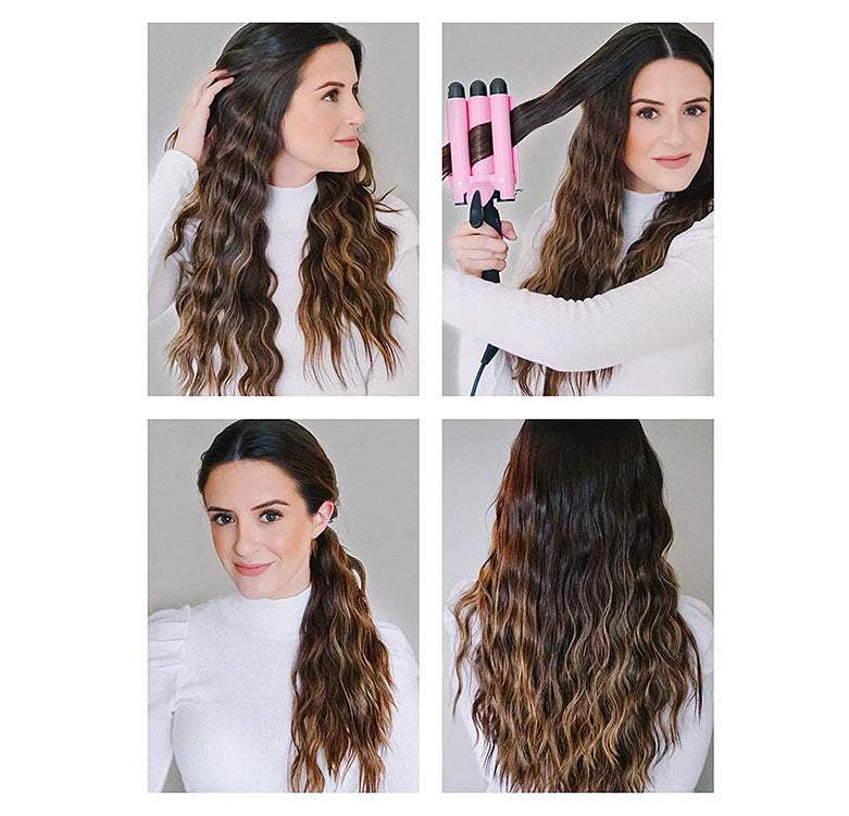 Matu lokšķēres, rozā, 3 ruļļi