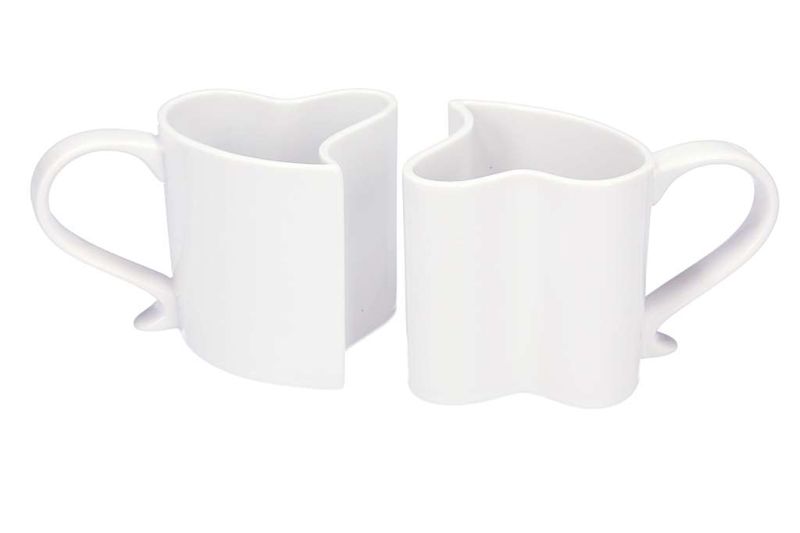 Mīlestības krūzes "Sirsniņas", 2gab