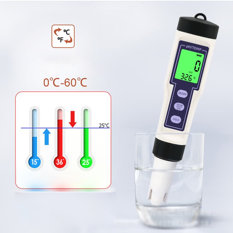 Ph un ūdens temperatūras mērītājs EZ-9908