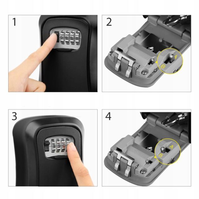 Maza atslēgu kastīte ar kodu