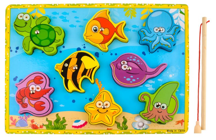 Magnētiskā puzle "Zivis"