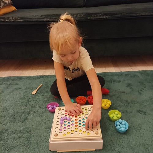 Koka bumbiņas – puzle