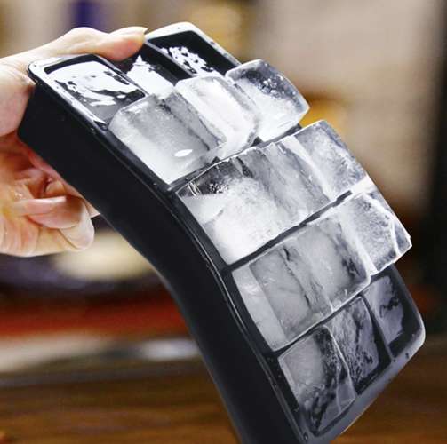 Silikona ledus kubiņu veidne
