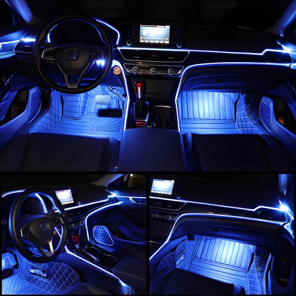 Auto salona apgaismojuma komplekts