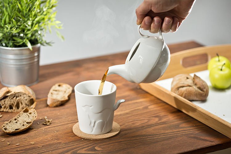 Porcelāna krūze - briedis