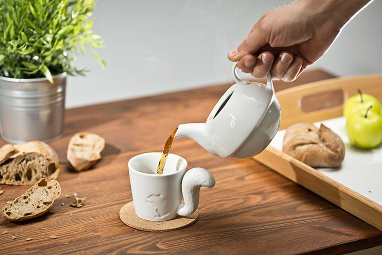 Porcelāna krūze "Vāvere"