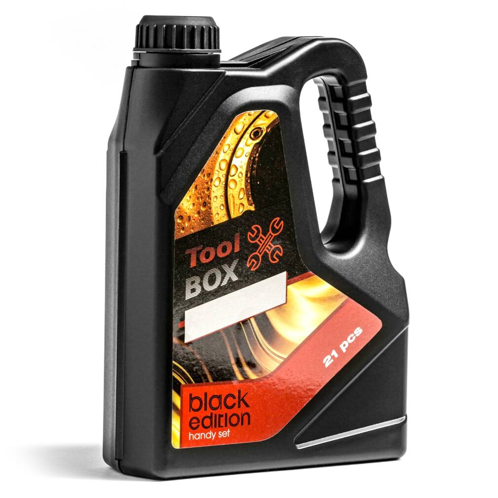 Instrumentu komplekts JERRYCAN - BLACK