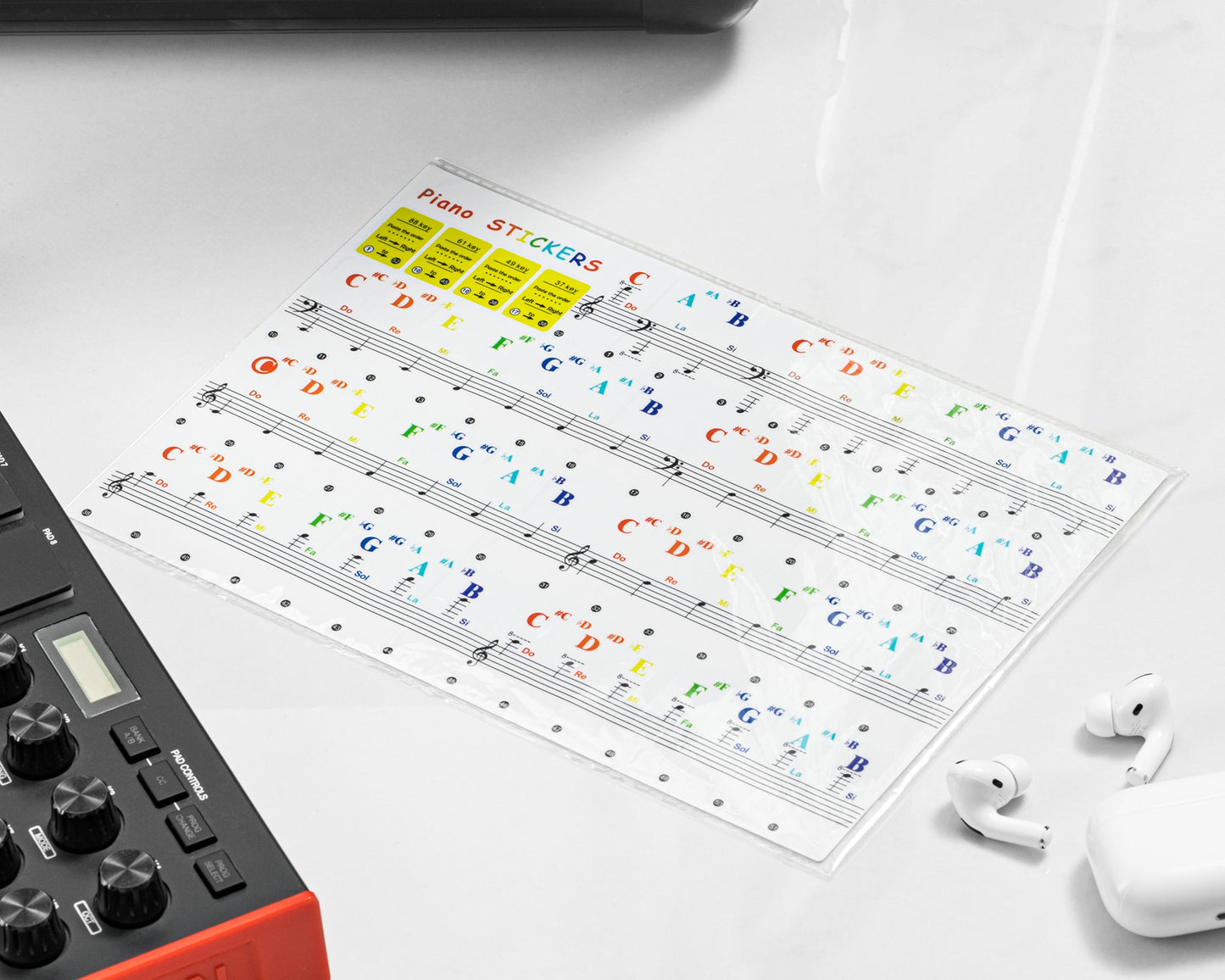 Tastatūras un klavieru uzlīme