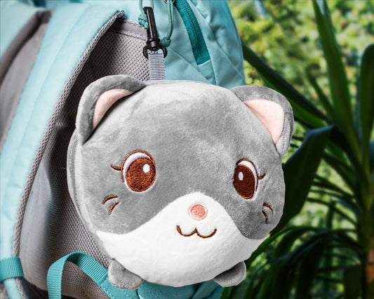 Ceļojuma spilvens ar acu masku CAT