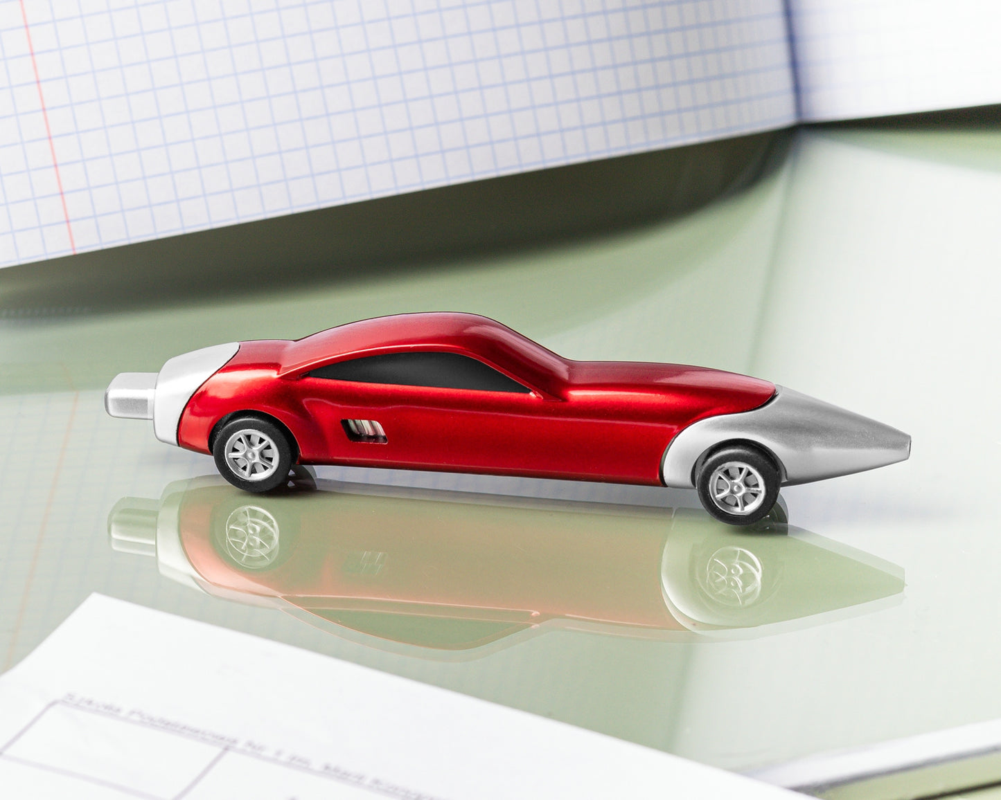 RACER lodīšu pildspalva - SARKANA