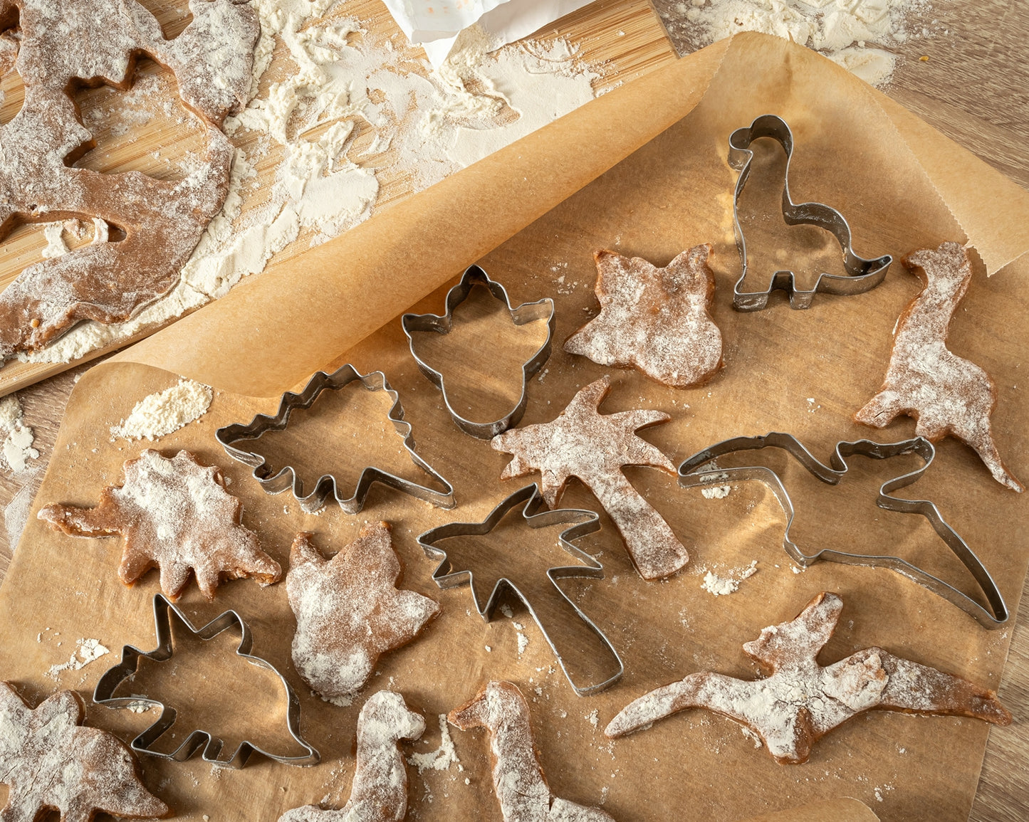 Cepumu formiņas DINOZAURI 6 gab.