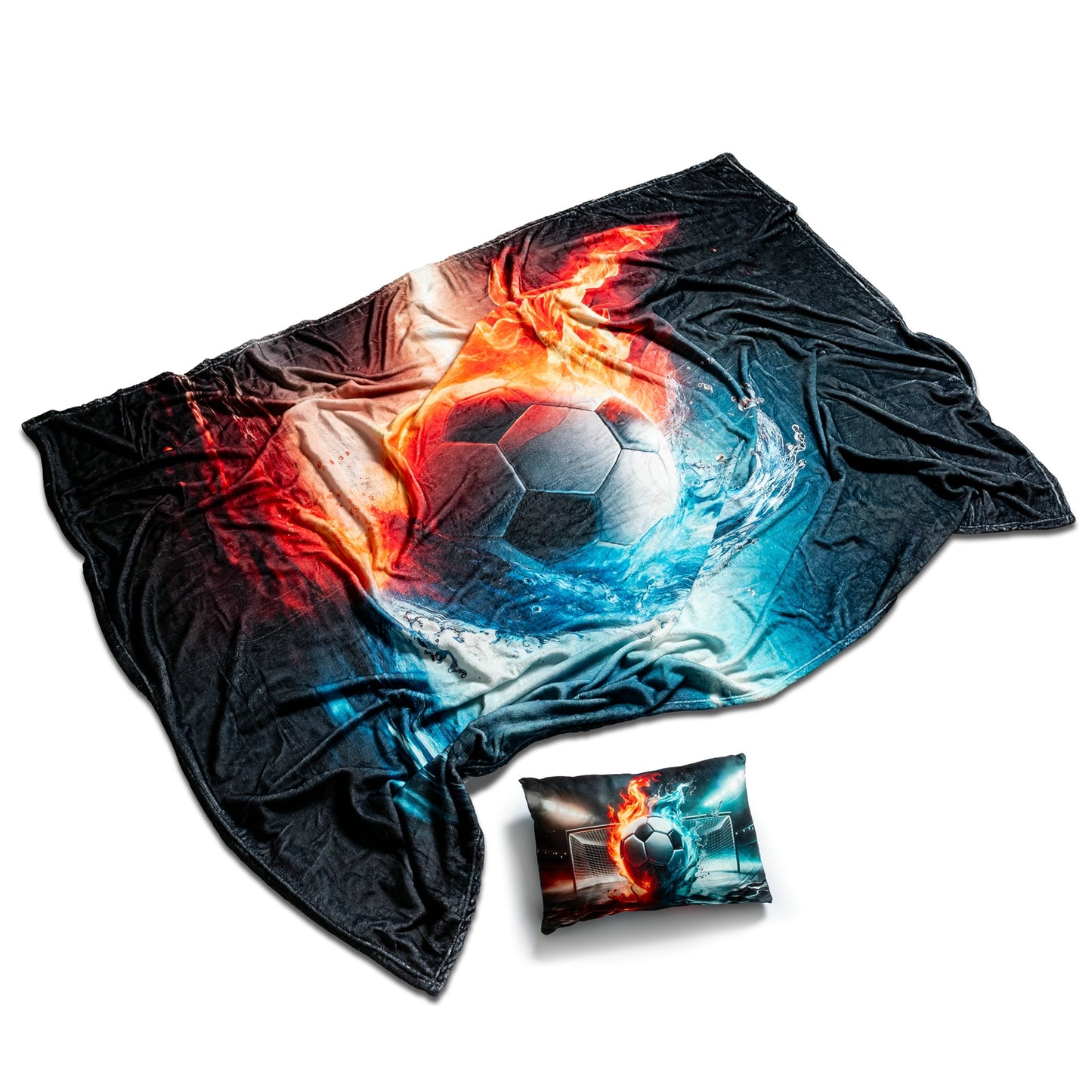 FUTBOLA FANU KOMPLEKTS ar segu un spilvenu