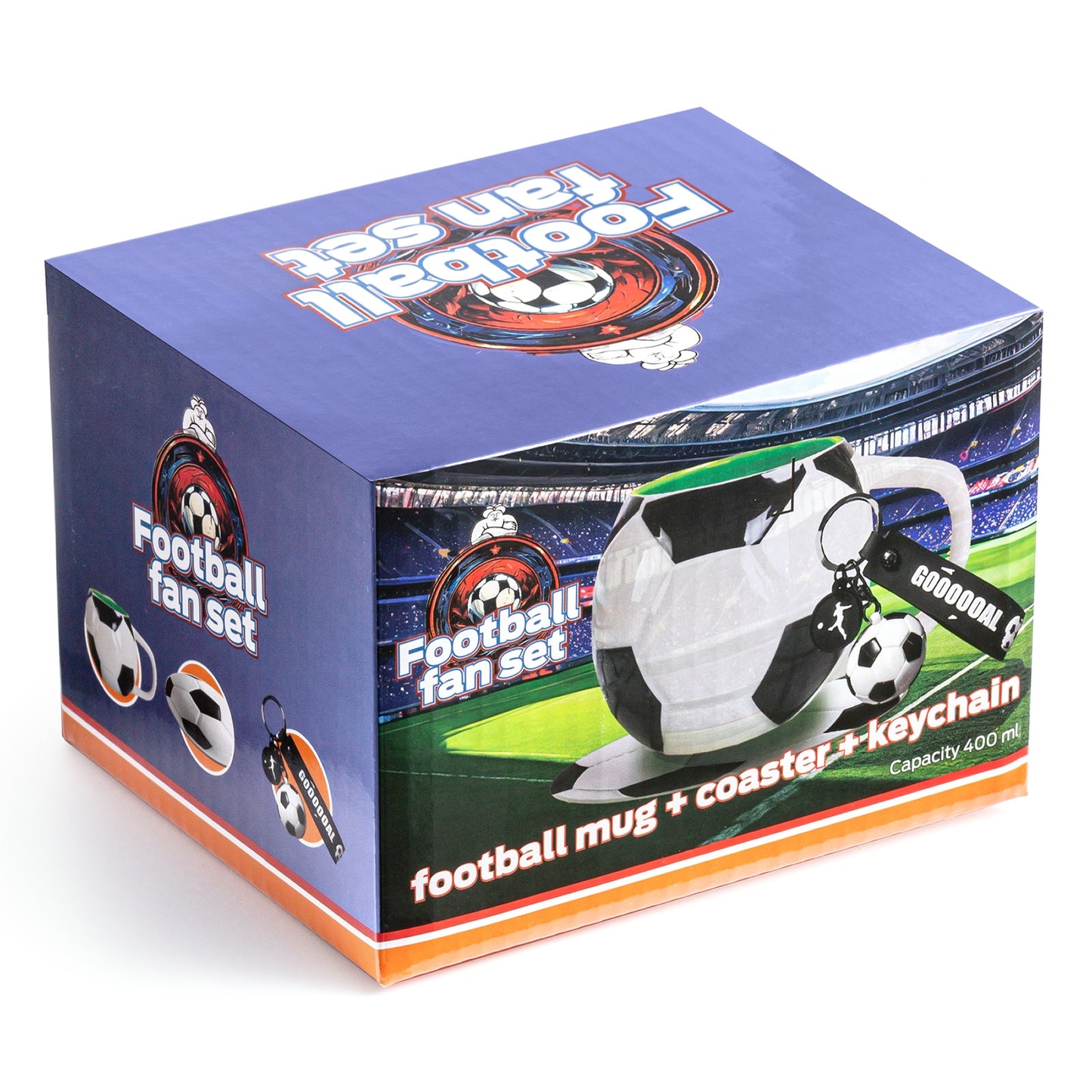 Futbola komplekts - krūze, paliktnis un atslēgu piekariņš