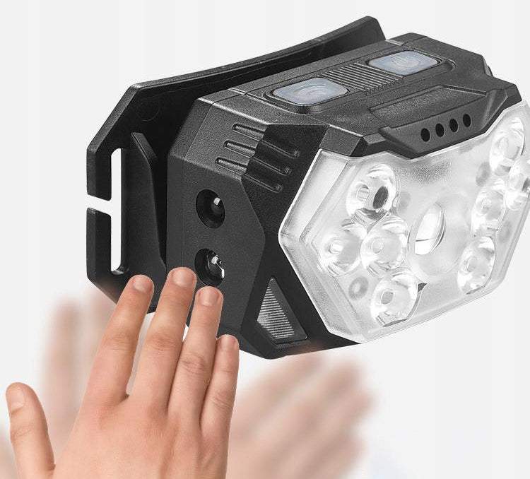 LED Galvas lukturis ar kustības sensoru - ūdensizturīgs