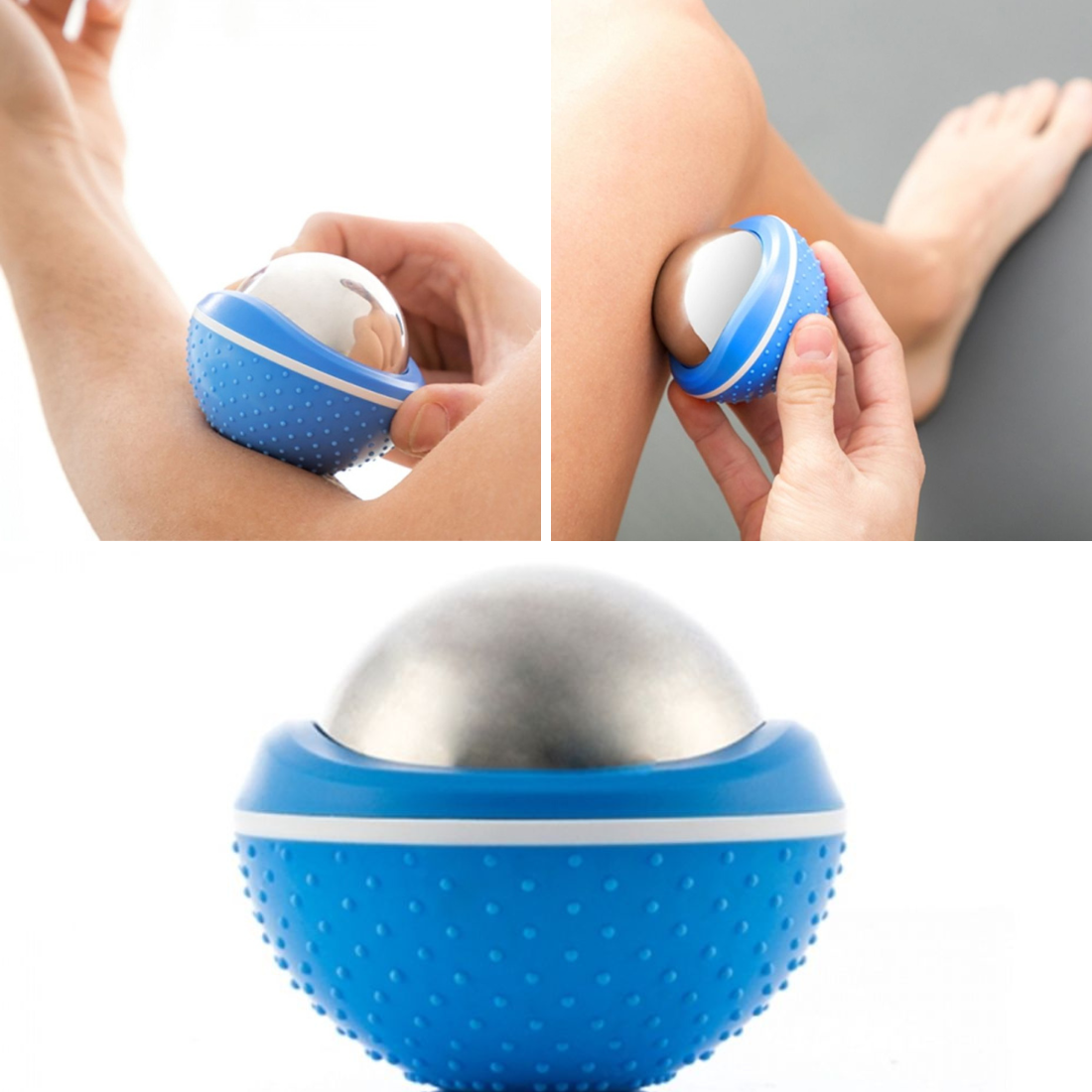 Aukstā masāžas bumba divi vienā