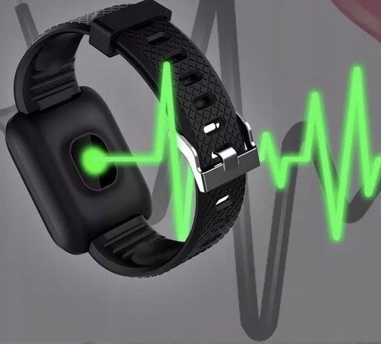 Viedpulkstenis Smart-Watch pedometrs, pulsa mērītājs