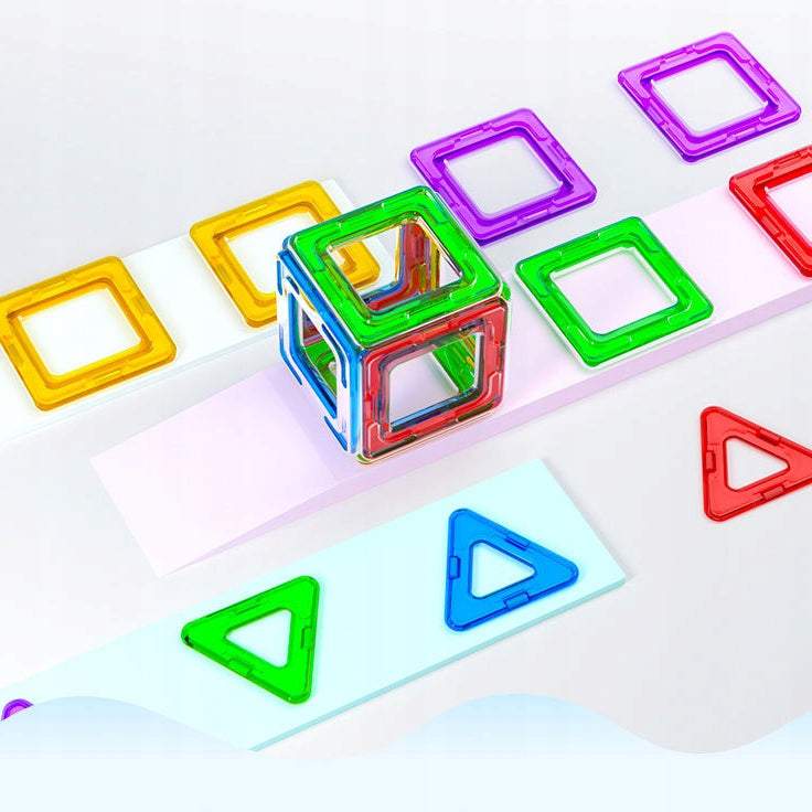 Magnētisko bloku komplekts 50 elementi