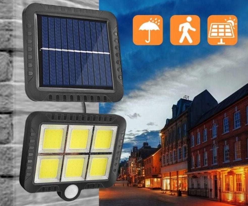 Ārā lampa ar tālvadības pulti 120 LED