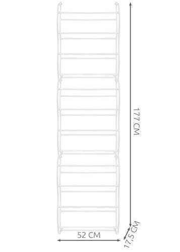 Durvju plaukts 36 apavu pāriem