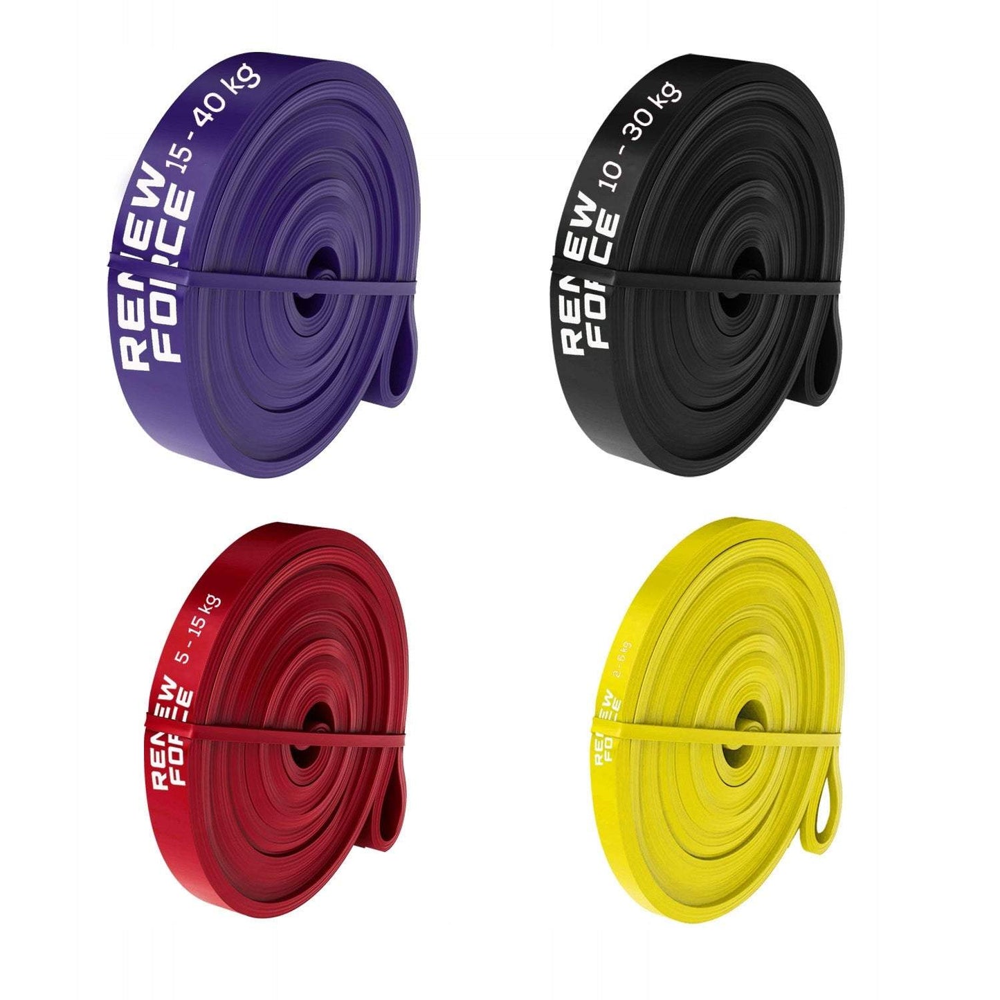 Pretestības gumiju komplekts treniņiem, 4gab