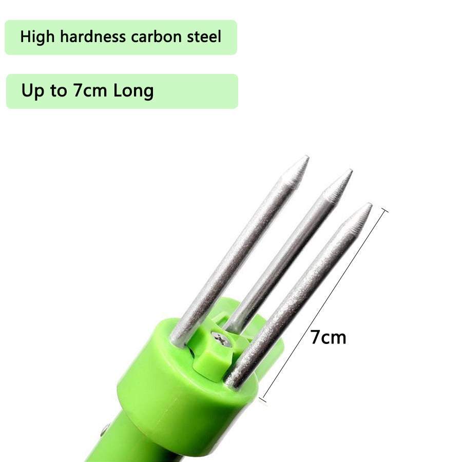 Teleskopisks ravētājs ar garu kātu