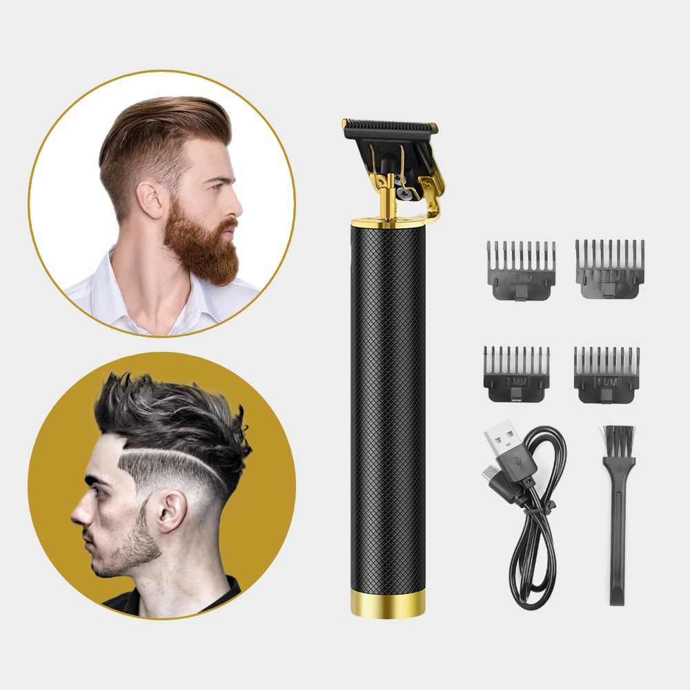 Matu un bārdas trimmeris, bezvadu griežamā skūšanās mašīna ar akumulatoru un ekrānu
