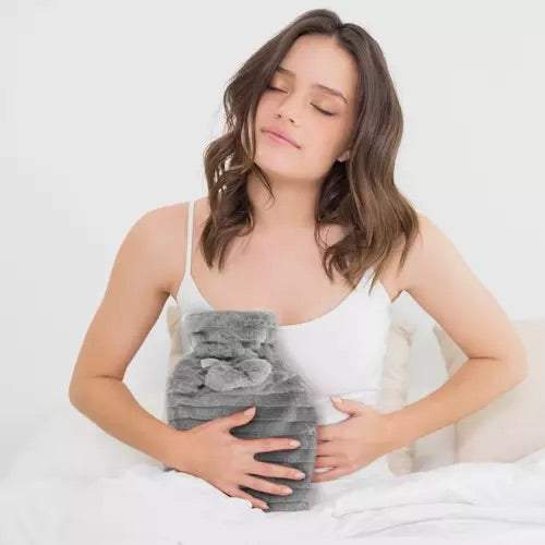 Gumijas karstā ūdens pudele apvalkā - 2000ml