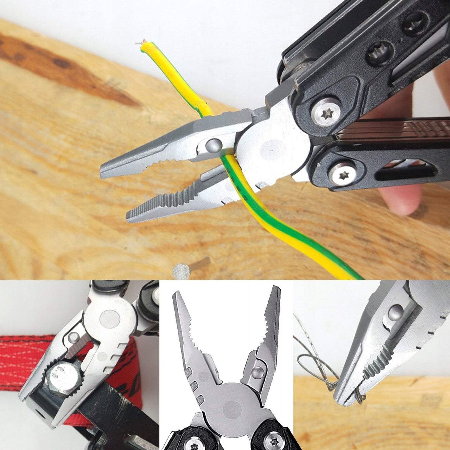 Daudzfunkcionāls tūrisma rīks ar cirvi 21in1