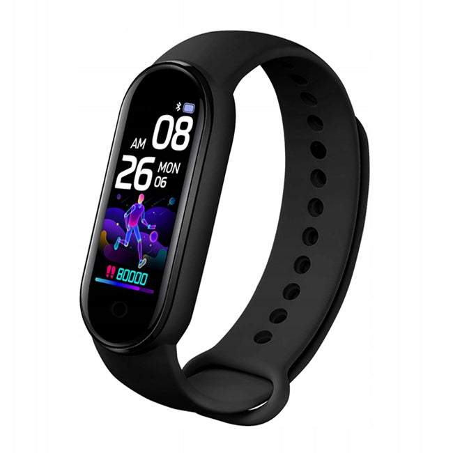 Ūdensizturīga viedā aproce smartband- odometrs, miega, pulsa mērītājs M6