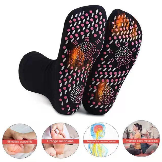 Sildošās zeķes ar pašsilstošu turmalīnu