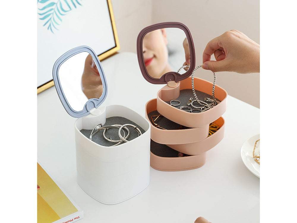 Rotaslietu organizators ar spoguli