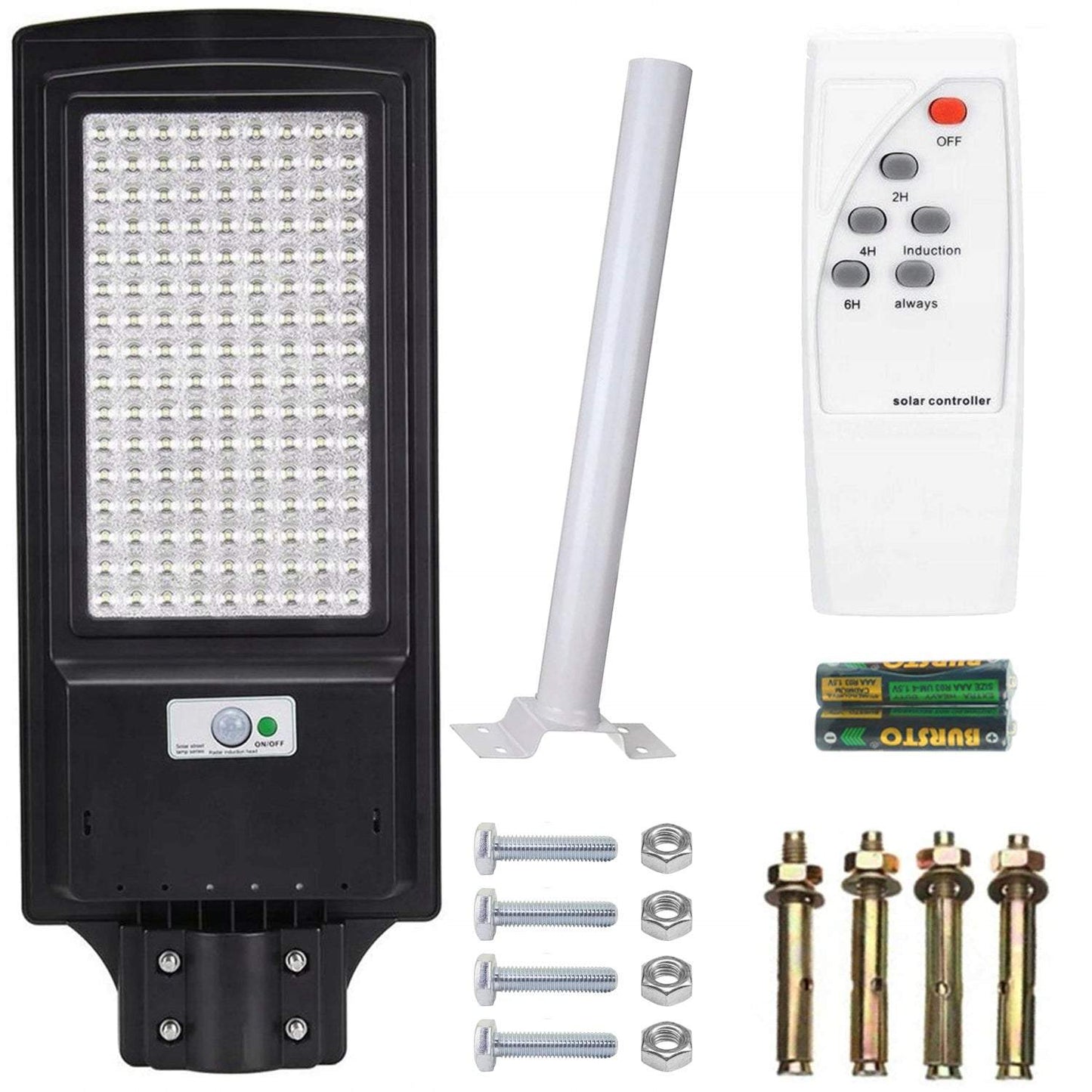 Dārza saules lampa ar kustības sensoru 200 W