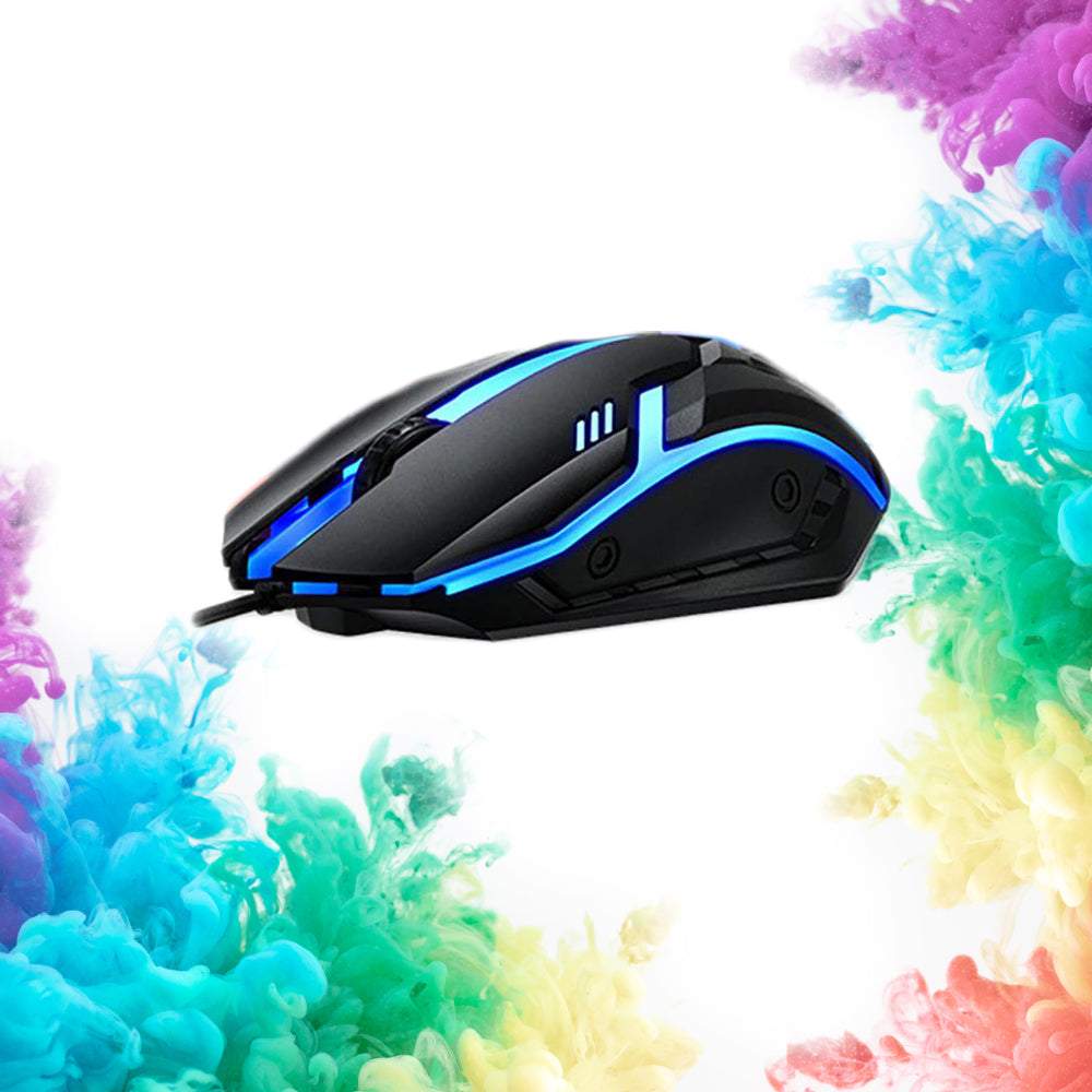 Klaviatūras un peles komplekts spēlēm RGB