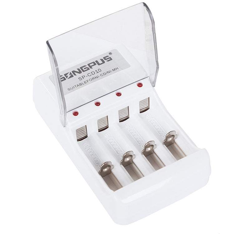 Bateriju lādētājs 4x AA/AAA kontaktligzdai + 4x 4700 mAh akumulātori