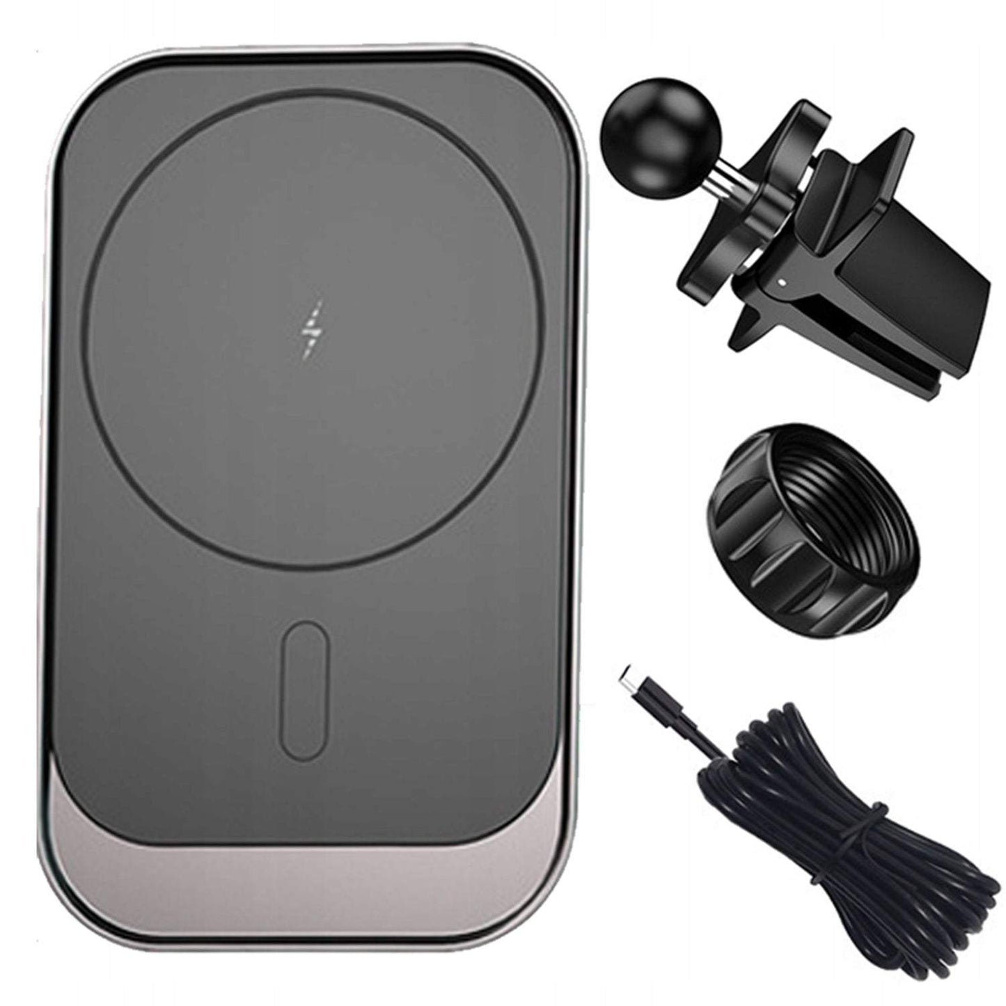 Automašīnas telefonu lādētājs bezvadu