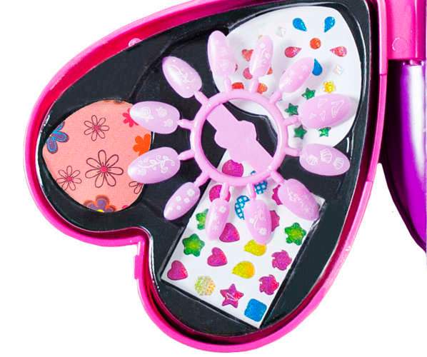 Rotaļlietu dekoratīvās kosmētikas komplekts - tauriņš