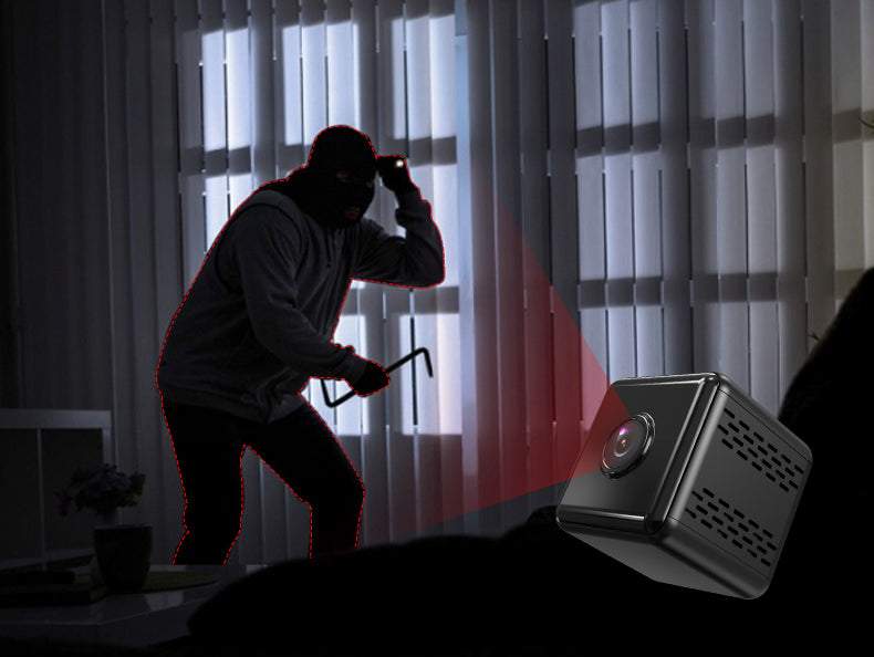 Mini kamera bezvadu novērošanas kubs Full HD video 1080p